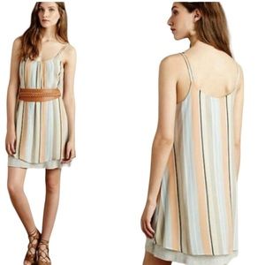 Anthropologie Dolan Left Coast Collection Two layered Strap Shift Dress XS